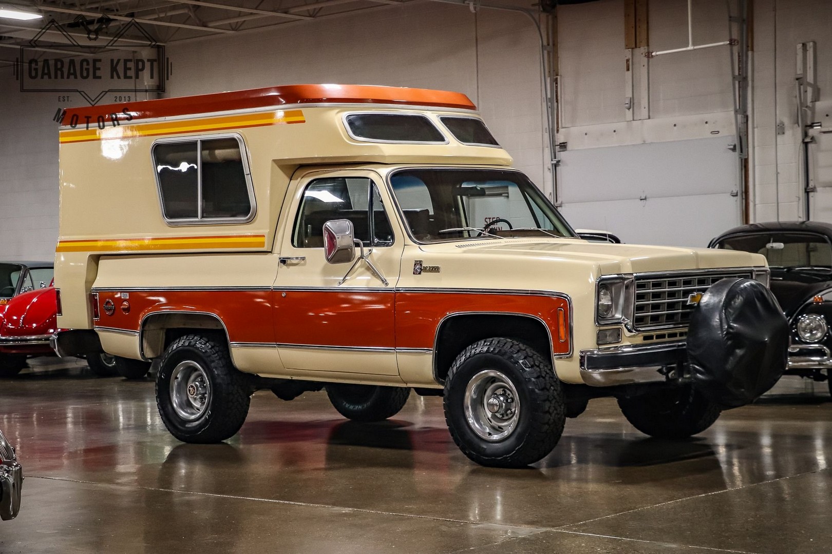 The rare Chevrolet K5 Blazer Chalet Camper offers a prime example of 1970s overlanding excellence