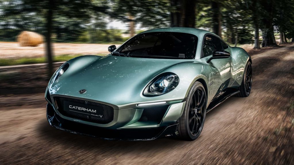 Title: Caterham Project V Unveils: 2,623-Pound EV Sports Car with 268 HP and Rear-Wheel Drive
