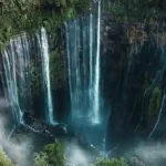 Air Terjun Penojela yang Sangat Memukau di Lereng Gunung Cuvefo